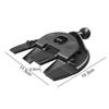 1pc Car Air Vent GPS Black Mount Bracket Clip CD Slot ert Phone Holder 17mm Ball Head Base Auto Accessories For IPhone Xiaomi