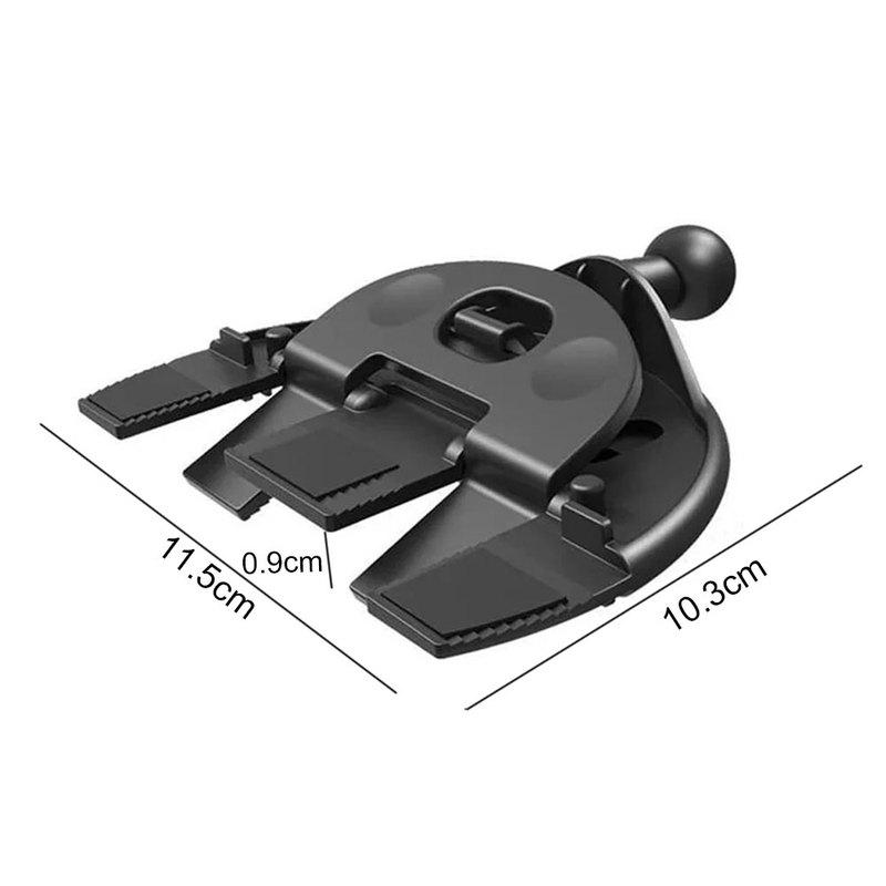 1pc Car Air Vent GPS Black Mount Bracket Clip CD Slot ert Phone Holder 17mm Ball Head Base Auto Accessories For IPhone Xiaomi