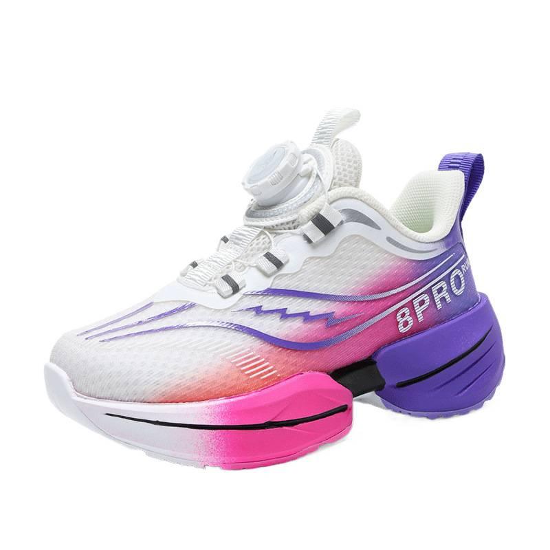 Breathable red rabbit 8pro rotating button classmate shock absorption rebound non-slip running shoes men's and women's shoes casual