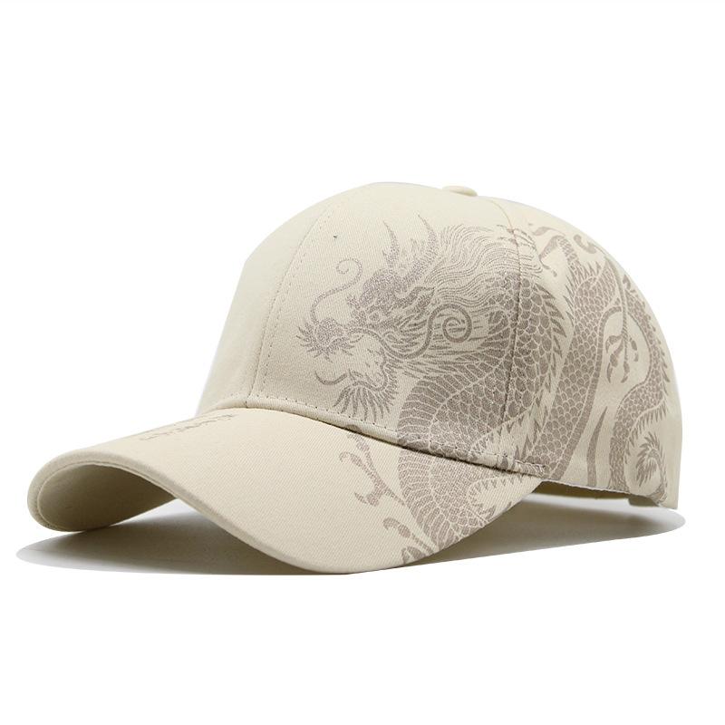 Chinese Wind Dragon Pattern Baseball Cap Men'S Outdoor Leisure Cap Women'S Trend Versatile Sun Hat