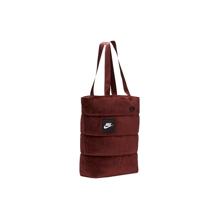 New Nike Polyester Tote Bag, Shopping Bag, Shoulder Bag Unisex Maroon CU3930-624