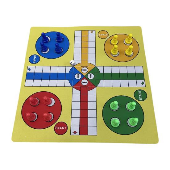 

1 набор для игры в шахматы на 4 игрока с резиновой шахматной доской 35 см, 16 шахматных фигур, 1 игральная кость для детей, взрослых, семейного вечера, интерактивная классическая стратегическая игра Sets