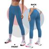 Sportovní legíny obepínající tělo pro ženy Legíny na jógu pro nošení venku Kalhoty na jógu s vysokým pasem