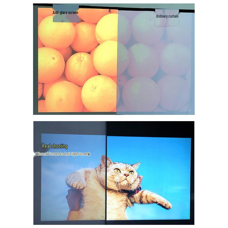 Mixi Te Anti-Light Projection Screen for Home: 100" & 120" 4K HD Metal Screen