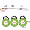4.5mm Cable Puller 30/40/50M Fiberglass Fish Tape Reel Puller Conduit Ducting Rodder Green Electrical Wall Wire Fast Wire Puller