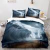 Fish Bedding Set Single Twin Full Queen King Size Marine Life Bed Set Aldult Kid Bedroom Duvetcover Sets 3D Anime Kawaii 013
