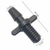 50 Pcs 3/5 Mm Hose Barbed Connector Double Ways 5 Mm Screw Thread Micro Irrigation Drip Articles Hose Accessories