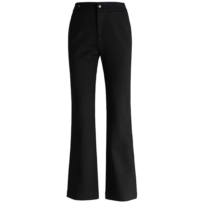 Meng Shuya Women's High-Waisted Knit Flared Trousers