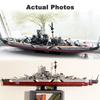 Military Warships KMS 2in1 Bismarck Battleship Fleet Collection Building Blocks Classic Model Toy for Kids Boy Gift