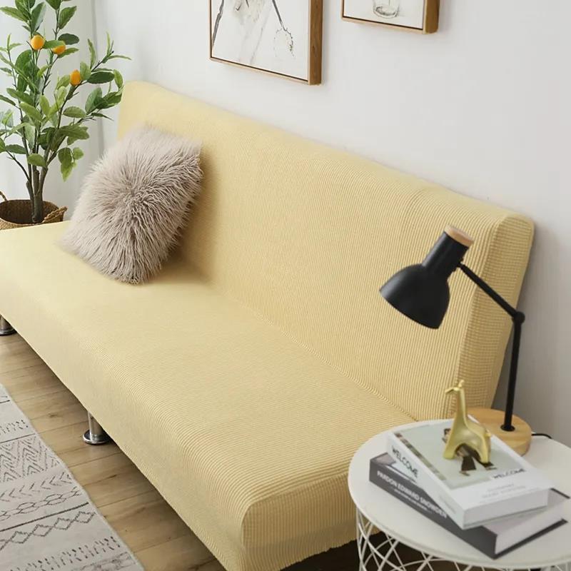 Dīvāna pārvalks Pilns iekļauts Biezinājums Universāls Elastīgs Saliekams Bez roku balsta Lazy Dīvāna gultas pārvalks Dīvāna pārvalks