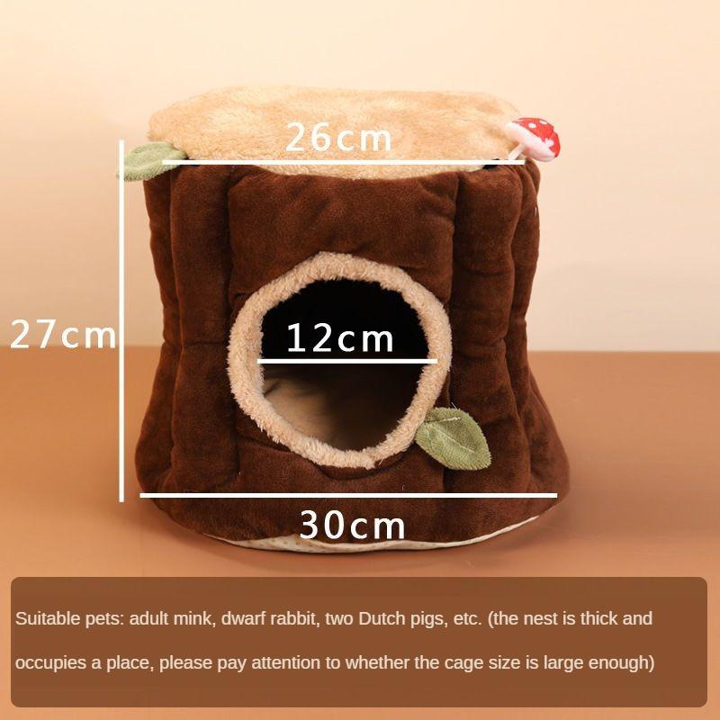 Królik Zimowe ciepłe gniazdo Chomik dżungarski Ptak Papuga Schronienie Gniazdo Jeż Wiewiórka Świnka morska Świnka morska Totoro Torba na miód Bawełniane gniazdo dla zwierząt