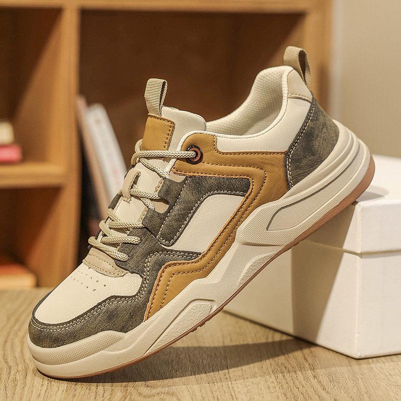 Spring new breathable male student platform sports shoes casual board shoes