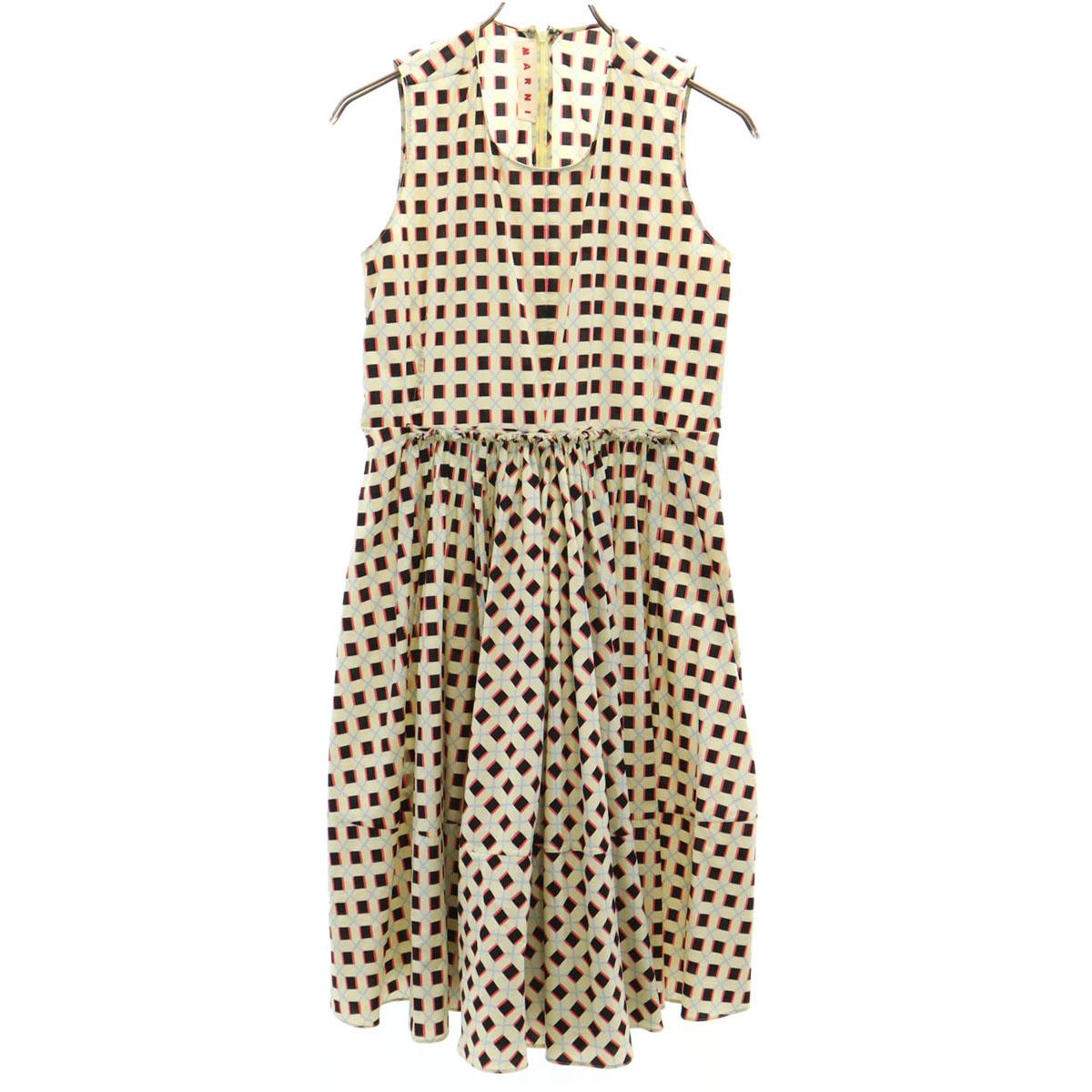 

MARNI сделано в Италии Комбинезон ручка Без рукавов цельный 38 Светло-желтый Женский Б/у