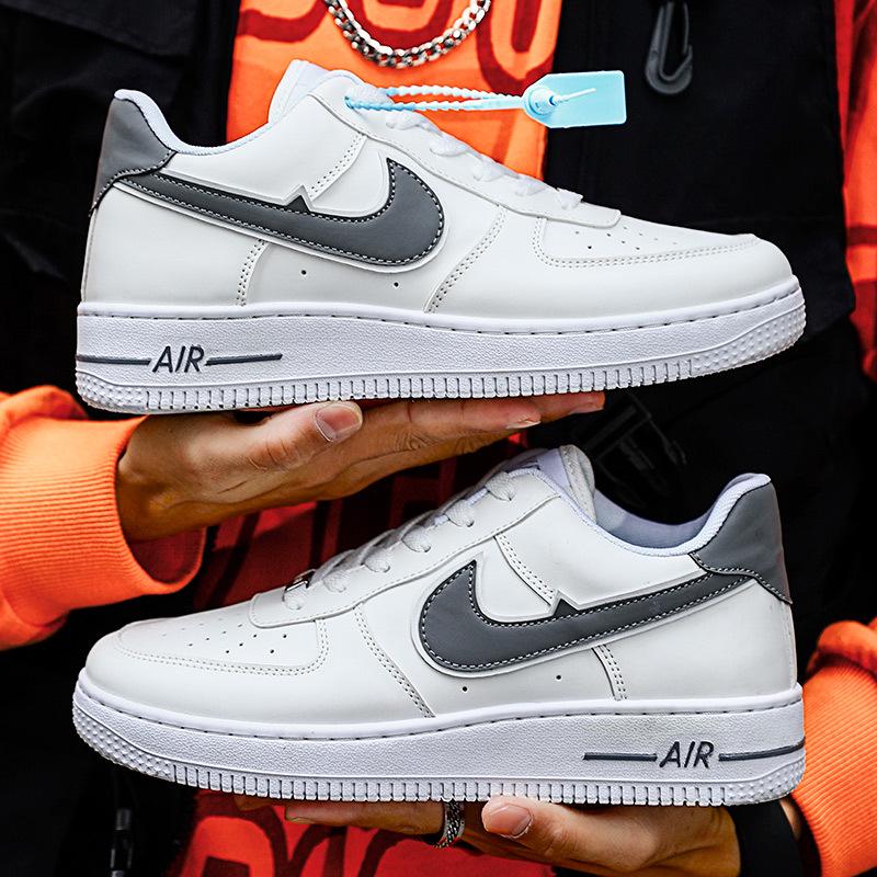 AJ 2024 Herren Air Force One Freizeit-Sneaker - Vielseitig, Dicksohlig, Weiße Schuhe für Paare