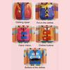 Early Learning Dressing Trainer Hands on Wooden Dressing Practice Board For Clothing Practice Motor Skills Development