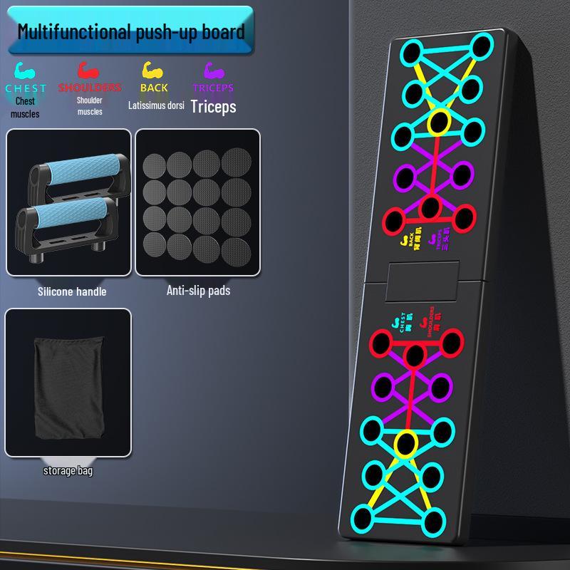 Multifunctional Push-up & Sit-up Bar: Abdominal & Chest Muscle Trainer