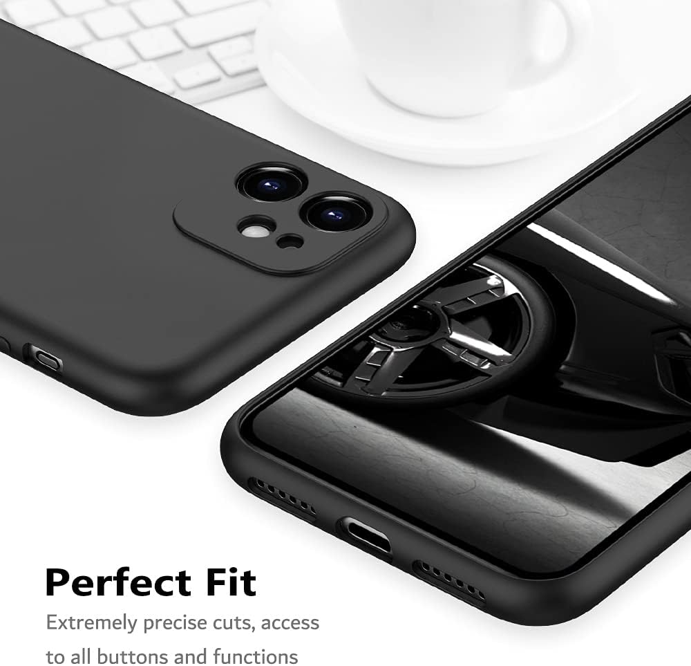 Liquid Silicone Protective Phone Case For iphone 11 12 13 mini 14 15 16 16e 17 Air Pro X XR XS Max 7 8 Plus SE Black Back Cover