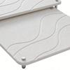 2 Pcs Stone Drying Mat Ultra Absorbent Quick Drying Stone for Kitchen Counter with Non Slip Feet White