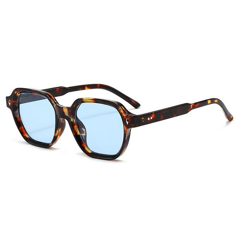 Retro Square Frame Rivet Sunglasses - UV Protection Versatile Sunglasses for Men