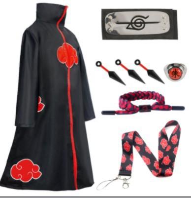 Halloween Cape Cloak Stand Collar Hooded Cosplay Costume for Anime Role Play
