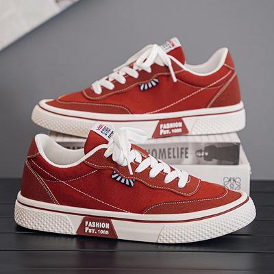 Men's Plus-size Canvas Shoes Summer New Breathable Soft-sole Non-slip Outdoor Walking Shoes Youth Sports Board Shoes Flat Shoes
