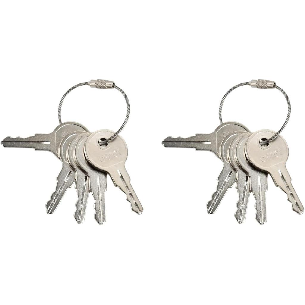 10Pcs CH751 Keys 751CH RV Keys Compatible with RV Compartments RV Campers Push Locks, Storage Cabinets, Door Locks, Trailers, Boats Locks, T-Handles