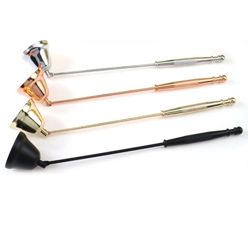 4-Color Bell-Shaped Candle Extinguisher and Wick Cover