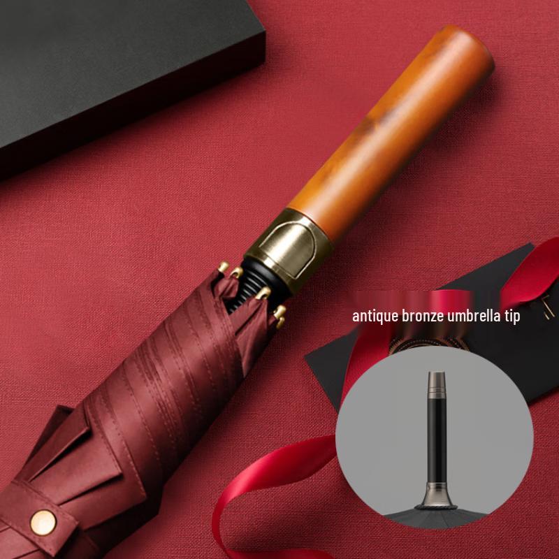 

LIANYUN Solid Wood Handle Golf Umbrella