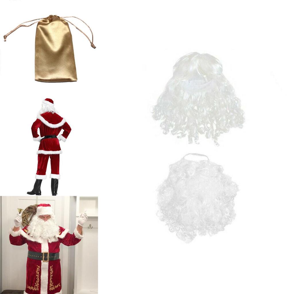 Luxurious Velvet Santa Claus Suit For Christmas Celebrations And Cosplay Parties