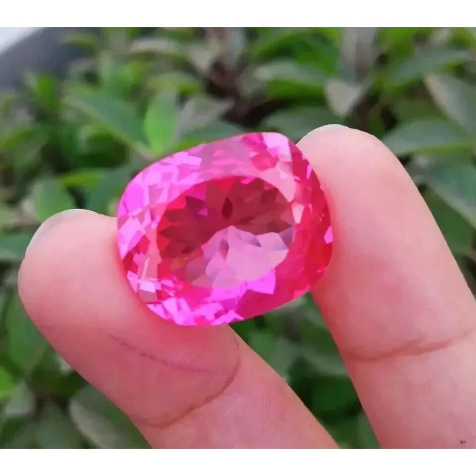 Natural Amazing Pink Mogok Ruby 27-29 Ct Cushion Cut Fabulous Gemstone