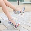 Women Sexy Nightclub Pole Dancing Stiletto Heel Temperament Plus Size Metal 16cm Heel WZ