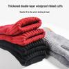 Women's Knit Touchscreen Winter Gloves - Warm, Thickened, Double-Layer Velvet for Outdoor Cycling and Cold Protection