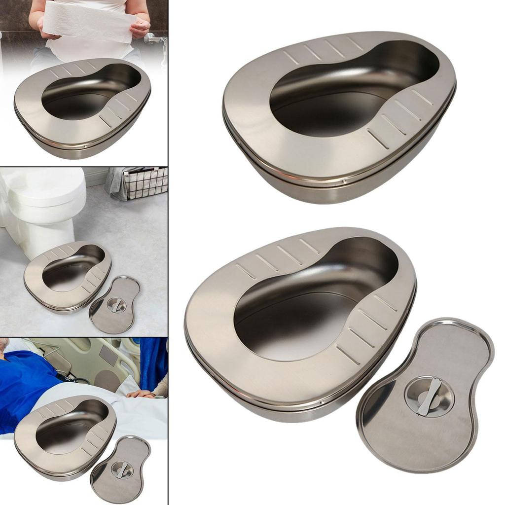 Orinal para Cama para Ancianos Inodoro de Cabecera Engrosado Resistente Multiusos Portátil Orinal Contenedor de Orina Fácil de Transportar para Hombres Mujeres Ancianos