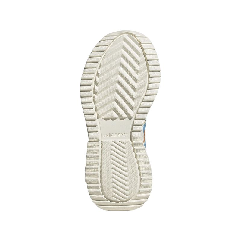 Adidas Originals Retropy F2 CF EL Trendy Sports Non-Slip Wear-Resistant Low-Top Casual Shoes Kids sneaker White Green Light-Brown JR7989