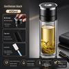 ZhiMei Global Double-Wall Borosilicate Glass Tea Infuser Mug