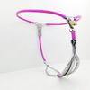 Female Invisible Adjustable Chastity Belt Stainless Steel Lockable T-Back Chastity Device Bondage Panties BDSM Adult Sex Toys