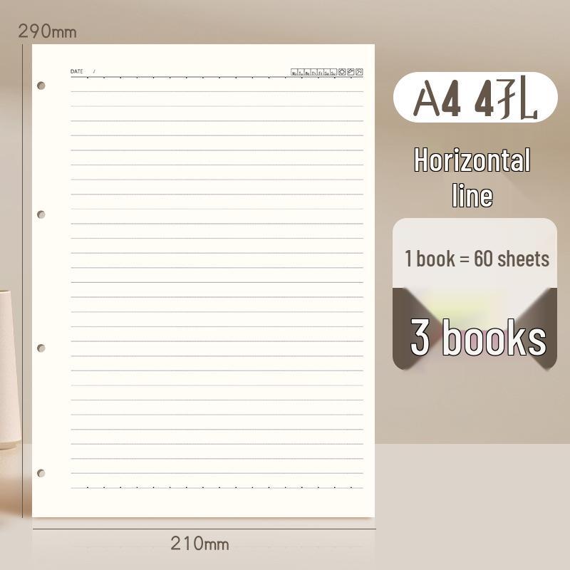 GoodNotes Refill: B5 Binder, A5 Replacement, A4 Loose-Leaf Notebook, Blank Grid Paper