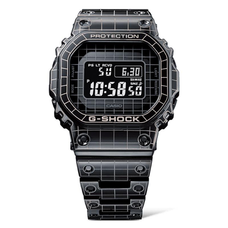 Casio G-SHOCK Men's Stainless Steel 200M Water Resistant Shock Resistant Quartz Watch GMW-B5000CS-1