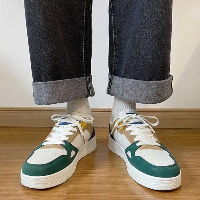 Fashion High Sole Playform Women's Sneakers For Sports Vulcanize Green Ladies Shoes Female Flat Order Resort Resell