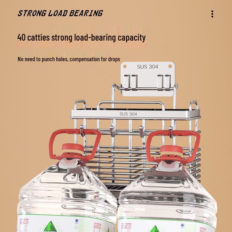 Zhishi Stainless Steel Wall-Mounted Kitchen Chopstick Holder