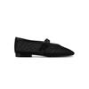 Thom Mcan Women S Comfort Mary Jane meSh Flat Ballerina Black 8tmpa35S1l
