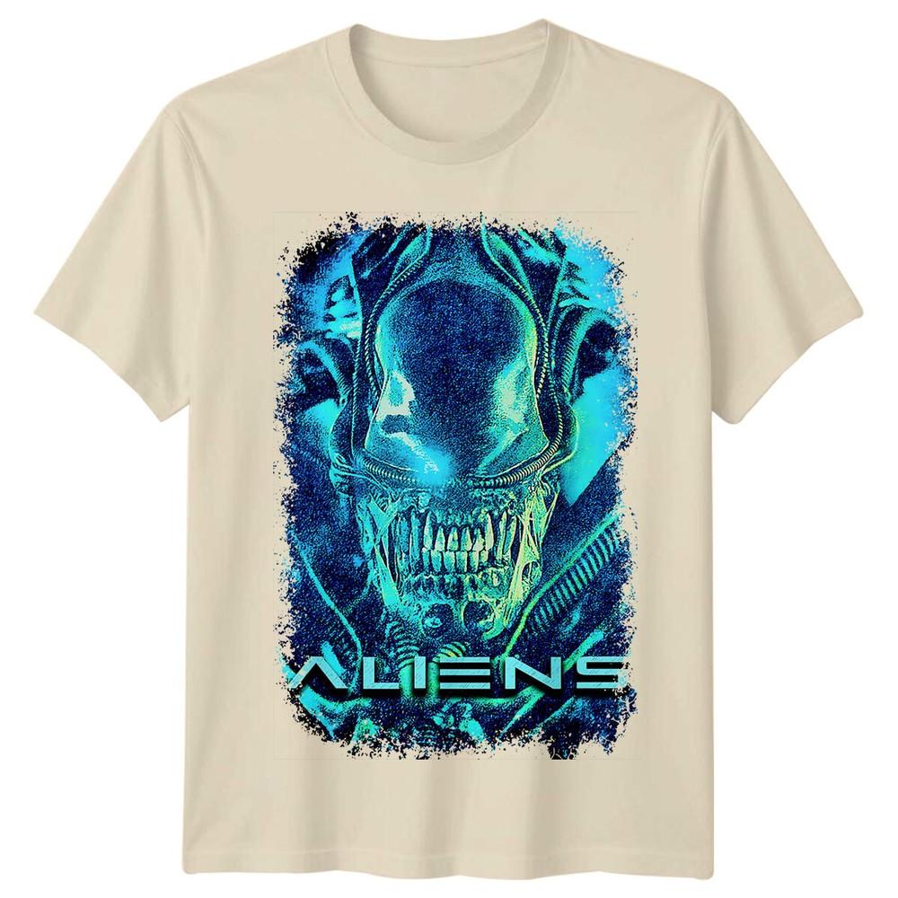 Aliens 1986 Movie Poster Inspired Tshirt Retro Classic Tee Unisex