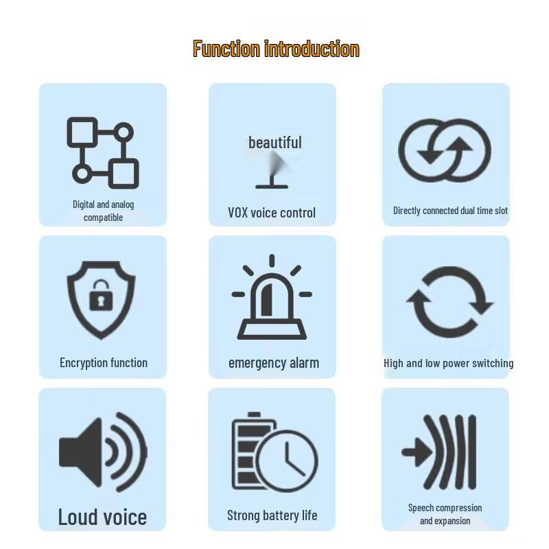Yixin DM-R88 Digital Dual-Mode Professional Walkie-Talkie (CN version)