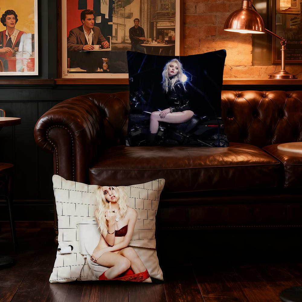 Actor Model T-Taylor Momsen Cushion Cover Home Office Convenient Nordic Simplicity Hit With Zipper Cushion Cover