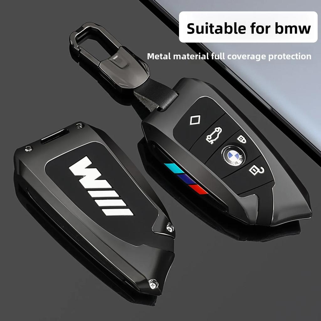 BMW Car Key Case Cover Protector Shell for X1 X3 X5 X6 X7 1 3 5 6 7 Series G20 G30 G11 F15 F16 G01 G02 F48 - Vehicle Accessory GA3