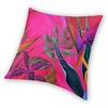 Federa Cuscino Quadrata Pianta Cerasuolo Tropicale Poliestere Lino Velluto Creativo Zip Decorata Federa Cuscino Copricuscino per Divano