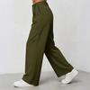 High Waist Wide Leg Pants for Women Casual Loose Fit Trousers with Side Pockets and Pleated Front Suitable for Daily Wear and Office