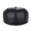 Haining Genuine Leather Sheepskin Men's Winter Beret with Ear Protection