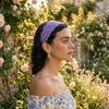 Floral Elastic Hair Band Adjustable Sport Headscarf Hair Hoop Wide Headband  Party