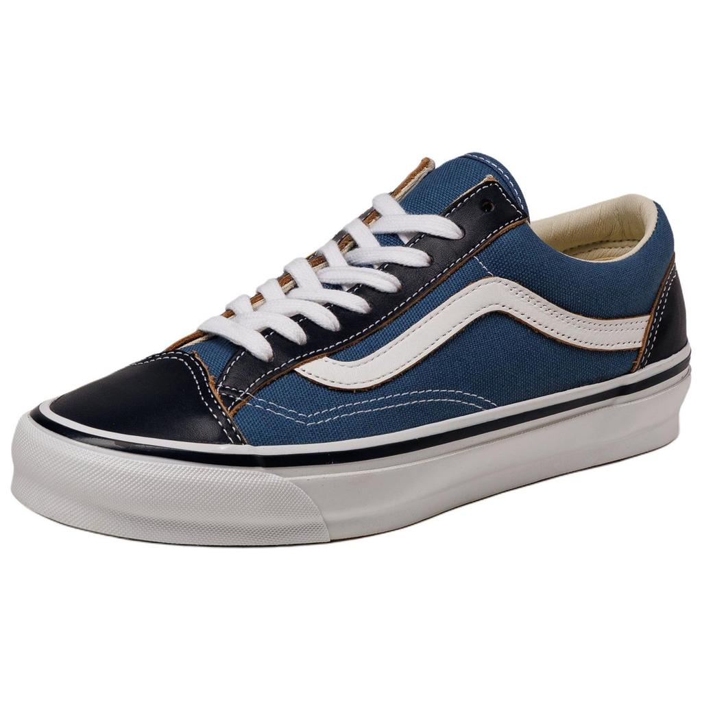 Vans Old Skool 36 Vibram Comfortable Versatile Low-Top Skate Shoes Unisex Sneakers Blue Black VN000D2GSN01